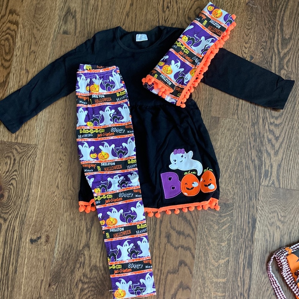 Halloween 3 piece outfit new without tags